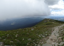 Beskidy. Deszczowo ale warunki na szlakach dość dobre