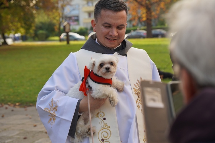 Błogoslawieństwo zwierzat w dzień św. Franciszka z Asyżu