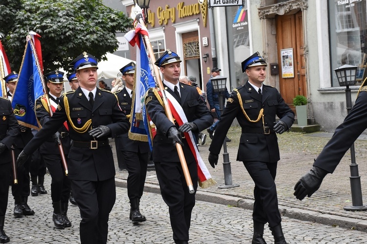 Poświęcenie sztandaru Komendy Miejskiej Państwowej Straży Pożarnej w Gdańsku