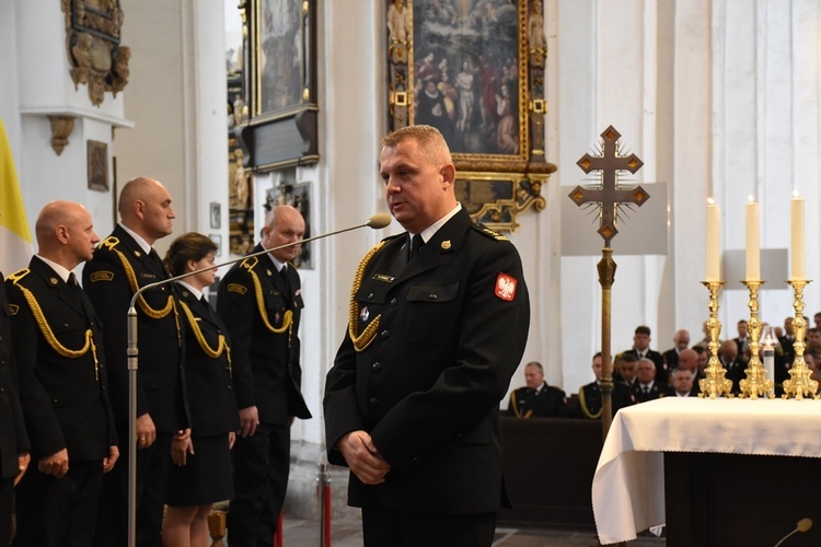 Poświęcenie sztandaru Komendy Miejskiej Państwowej Straży Pożarnej w Gdańsku