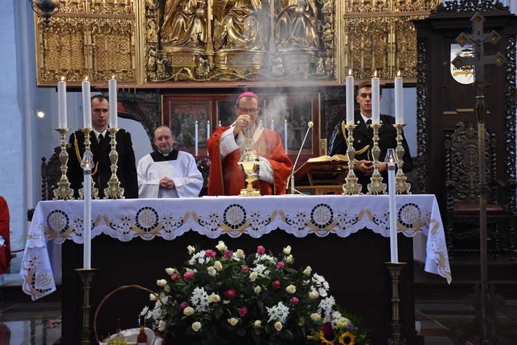 Poświęcenie sztandaru Komendy Miejskiej Państwowej Straży Pożarnej w Gdańsku