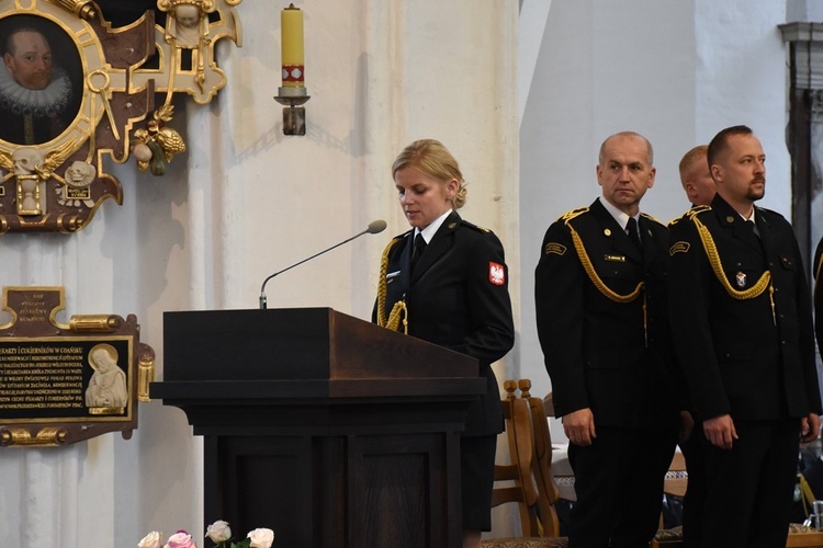 Poświęcenie sztandaru Komendy Miejskiej Państwowej Straży Pożarnej w Gdańsku