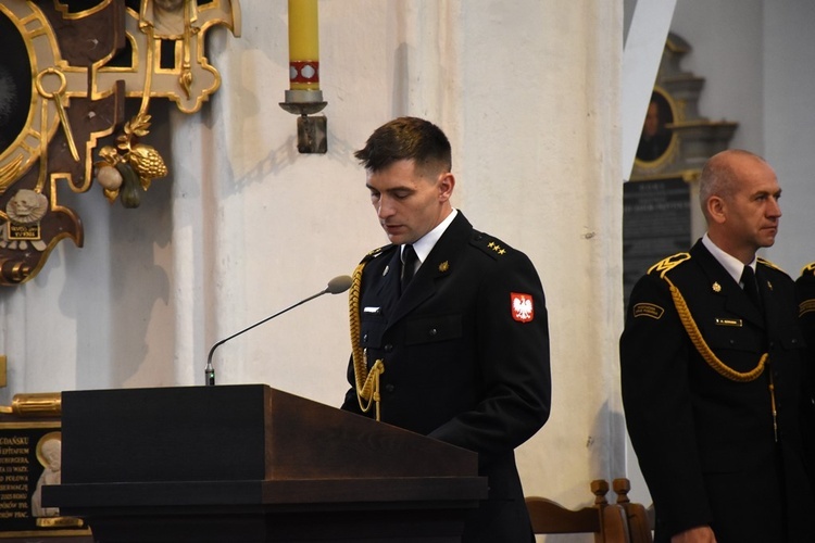 Poświęcenie sztandaru Komendy Miejskiej Państwowej Straży Pożarnej w Gdańsku