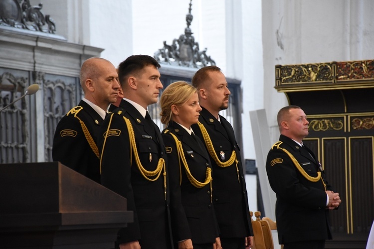 Poświęcenie sztandaru Komendy Miejskiej Państwowej Straży Pożarnej w Gdańsku