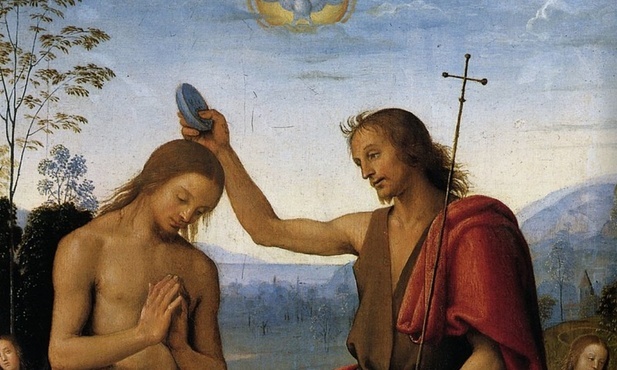 Perugino, Chrzest Jezusa.