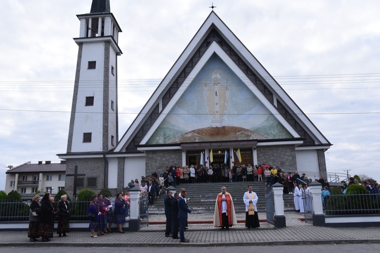 Borki, nawiedzenie figury św. Michała Archanioła.