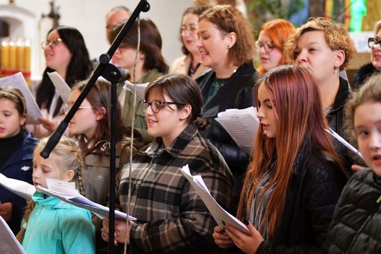 Uwielbienie na finał warsztatów muzycznych w Lubsku