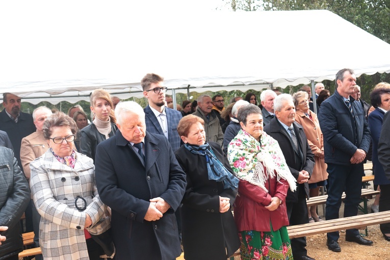 Chojnik. Uroczystość wmurowania kamienia węgielnego