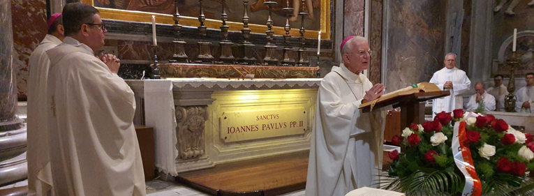 Rzym. Wysławiali Boga za życie i posługę Jana Pawła II