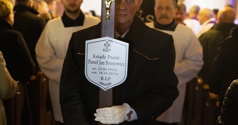 Pożegnanie ks. Pawła Brostowicza