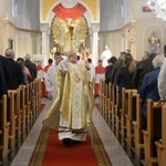 Poświęcenie nowo wybudowanego domu parafialnego w Krośnicy