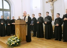Inauguracja nowego roku w seminarium duchownym.