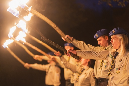 Jesienny biwak Skautów Króla