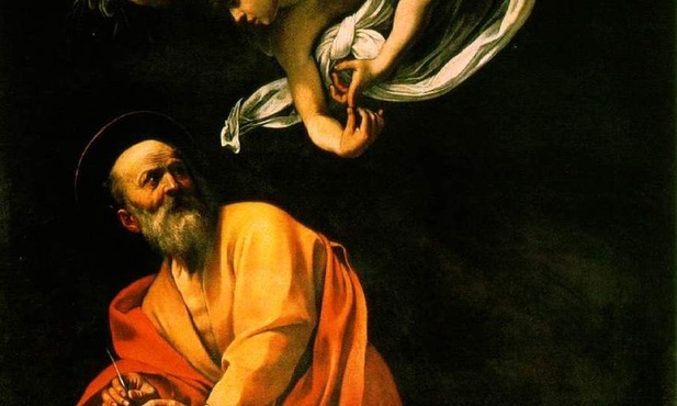 Caravaggio, Św. Mateusz.
