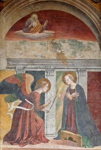 Melozzo da Forli, Zwiastowanie.