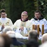 Uroczystości na cmentarzu w Koszalinie