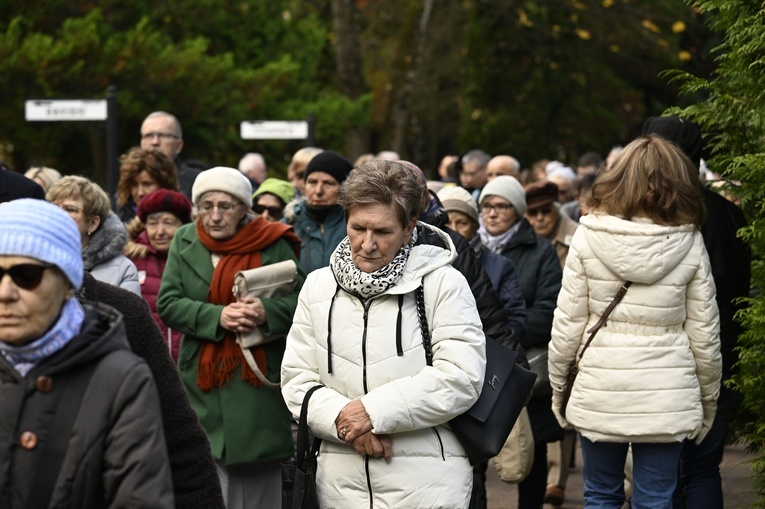 Uroczystości na cmentarzu w Koszalinie