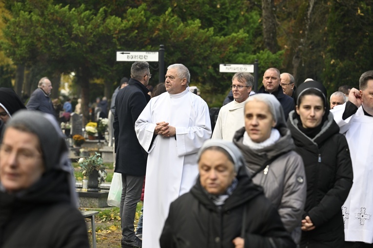 Uroczystości na cmentarzu w Koszalinie