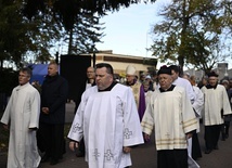 Uroczystości na cmentarzu w Koszalinie