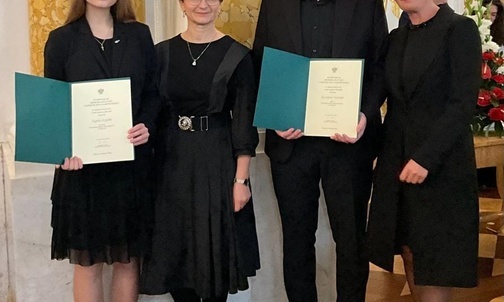 Uroczystość na Zamku Królewskim w Warszawie