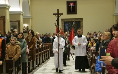 Modlitwa za ojczyznę w kościele św. Michała Archanioła w Lublinie.