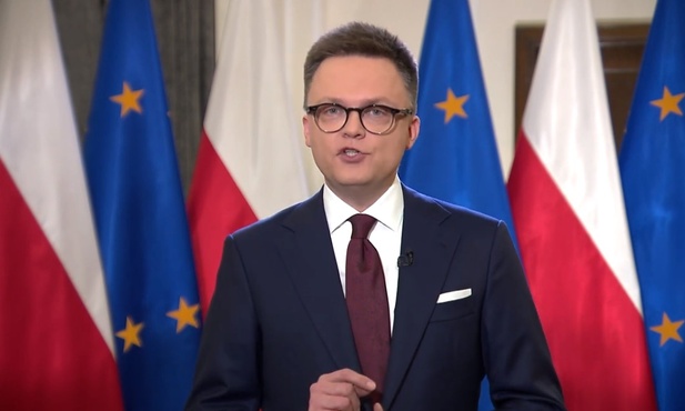 Pierwsze orędzie Hołowni: "Sejm ma przede wszystkim służyć tym Polakom, którzy na co dzień w nim nie bywają" 