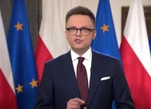 Pierwsze orędzie Hołowni: "Sejm ma przede wszystkim służyć tym Polakom, którzy na co dzień w nim nie bywają" 