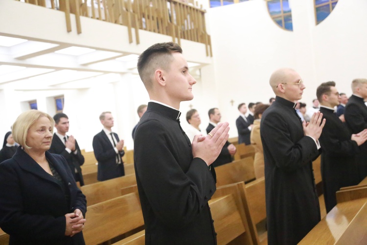 Obłóczyny kleryków roku trzeciego