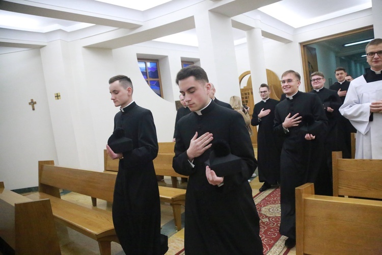 Obłóczyny kleryków roku trzeciego