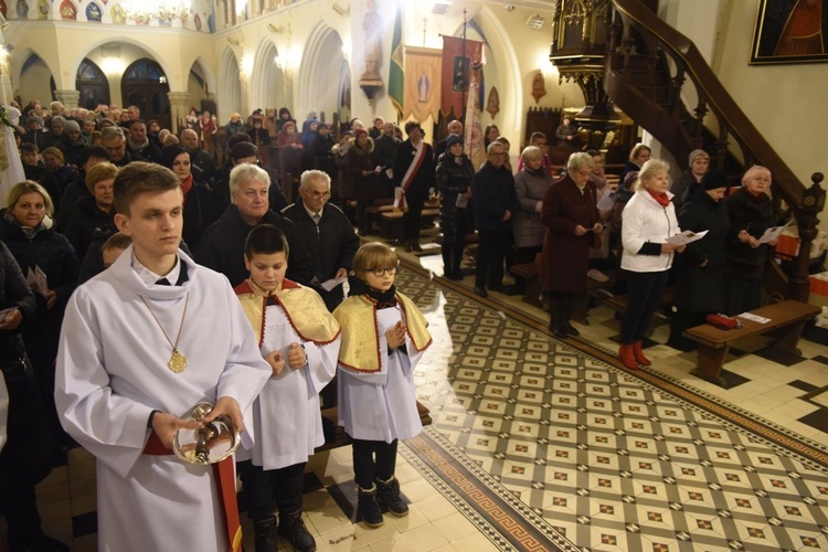 Ciężkowicka wspólnota Straży Honorowej NSPJ