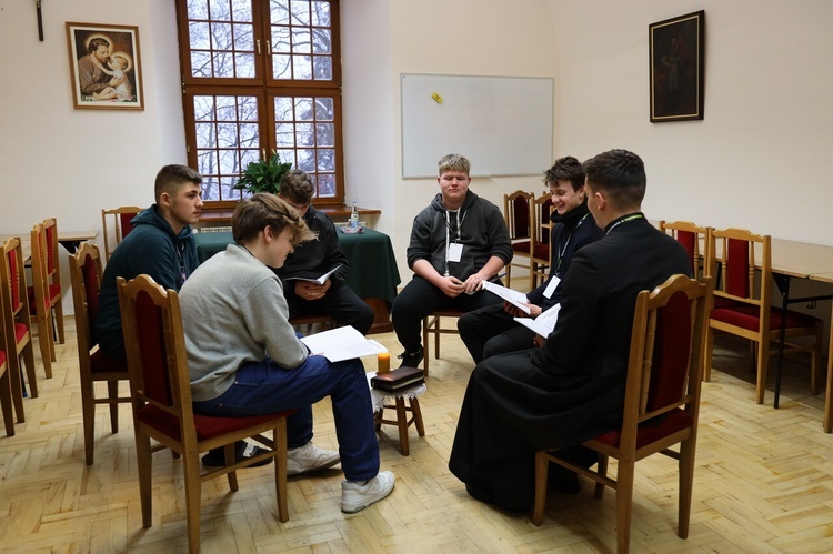 Rekolekcje dla młodzieży męskiej w sandomierskim seminarium