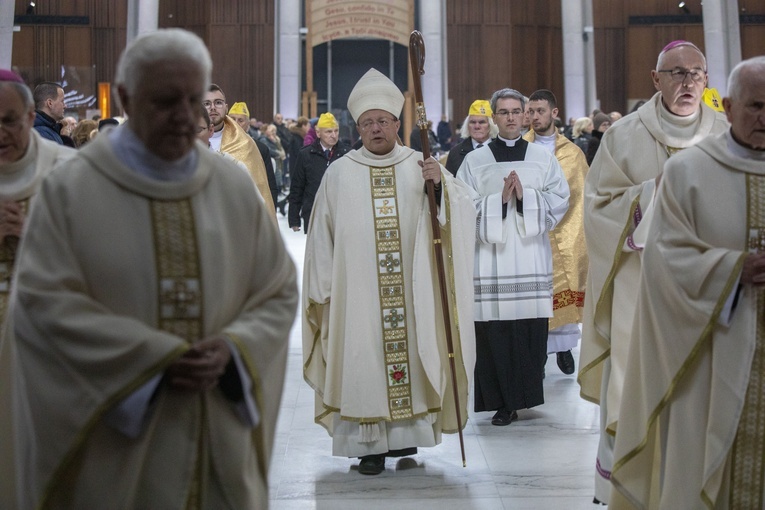 Kard. Ryś na pielgrzymce kapłanów do Świątyni Opatrzności Bożej