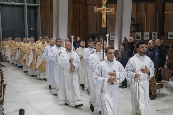 Kard. Ryś na pielgrzymce kapłanów do Świątyni Opatrzności Bożej