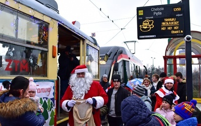 Region. Spotkaj Mikołaja na tramwajowym przystanku