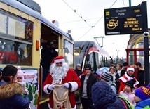 Region. Spotkaj Mikołaja na tramwajowym przystanku