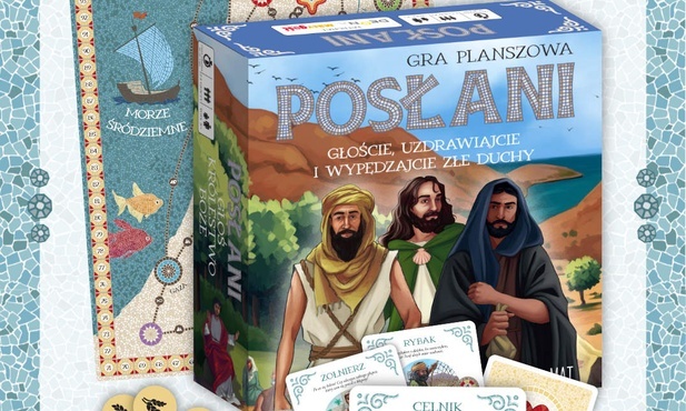 Rodzinna gra planszowa w klimacie biblijnym. 