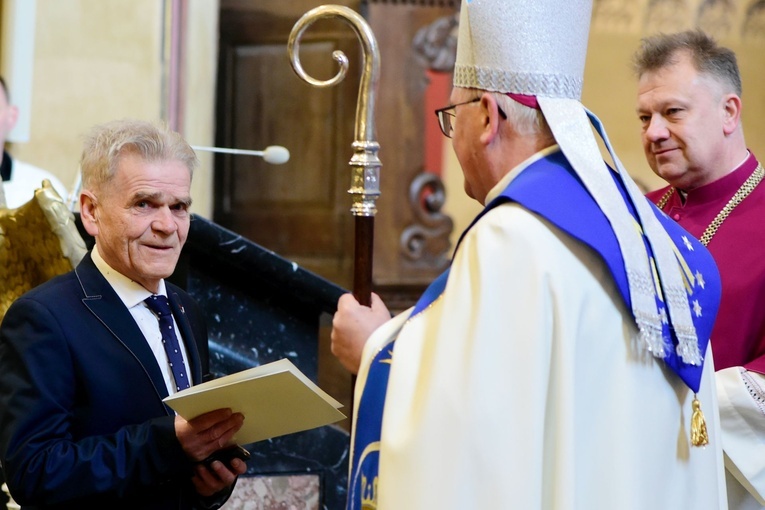 Frombork. Uroczystość zakończenia prac konserwatorskich Poliptyku Fromborskiego