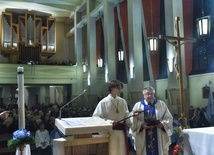 Poświęcenie organów w Brzesku