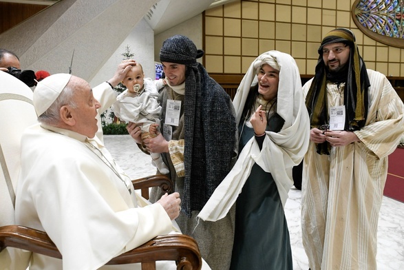 Papież: szopka to nie folklor, nie tego chciał św. Franciszek