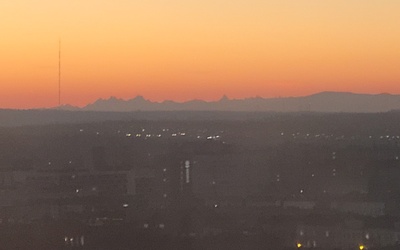 Tatry były widoczne z Katowic