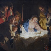 Gerard van Honthorst, Pokłon pasterzy.