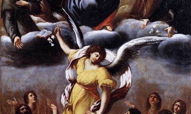 Ludovico Carracci, Anioł uwalnia dusze z czyśćca. 