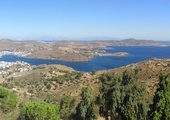 Panorama wyspy Patmos