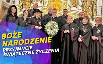 Świąteczne życzenia bp Roman Pindel nagrał razem z Bractwem św. Jana Kantego.