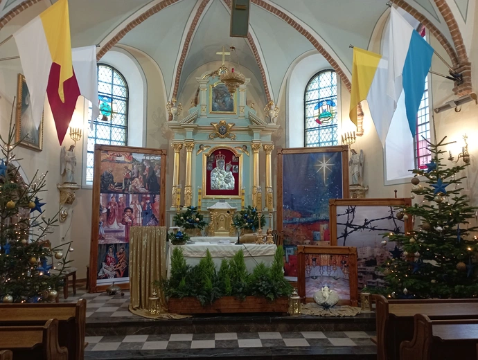 Płonne. Szopka bożonarodzeniowa w parafii pw. św. Jakuba