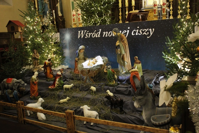 Grudusk. Szopka bożonarodzeniowa w parafii pw. św. Piotra i Pawła