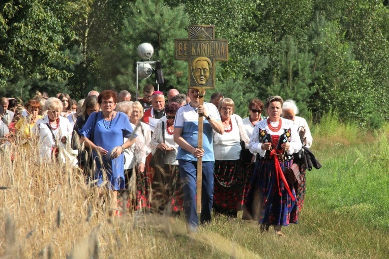 Rolnicy pielgrzymowali do Zabawy.