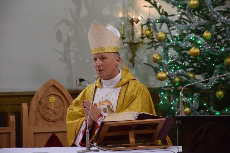 Msza św. w kościele bernardynów w Radomiu