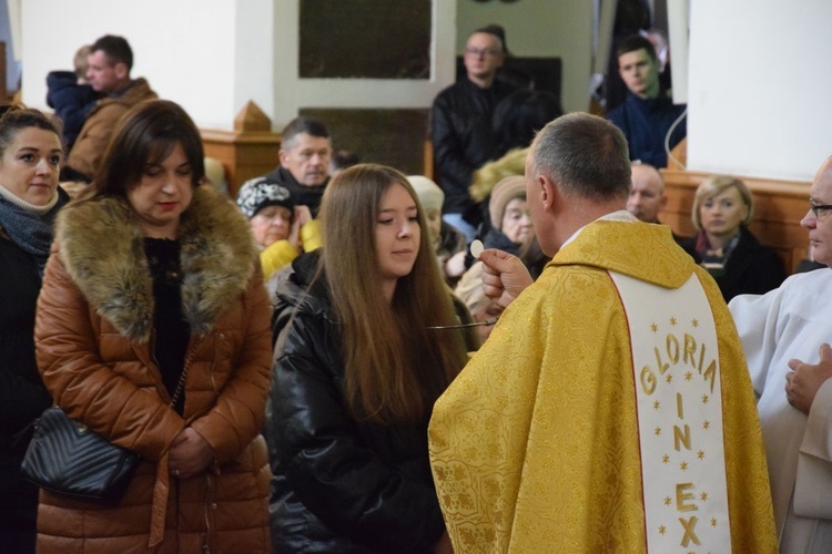 Msza św. w kościele bernardynów w Radomiu