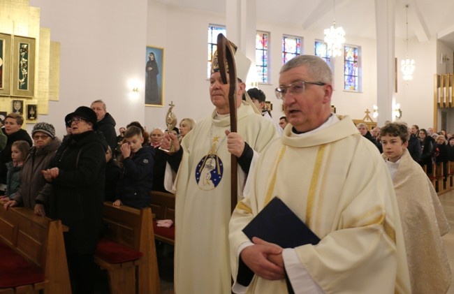 Relikwie bł. rodziny Ulmów w kościele Chrystusa Króla